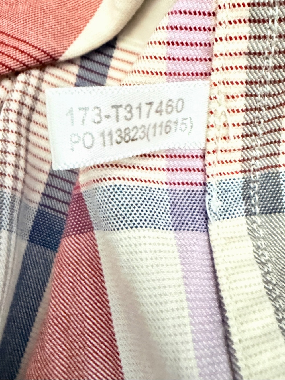 Tommy Bahama Men’s XL Plaid Long Sleeve Button Down Shirt Cotton Silk Blend Red - Picture 12 of 13